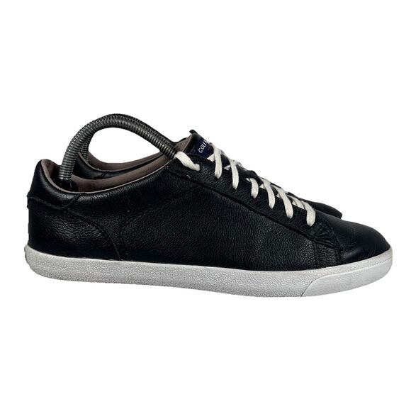 Cole Haan Shoes - Cole Haan Trafton Club Court II Low Lace Up Black Leather Shoes Women's 9